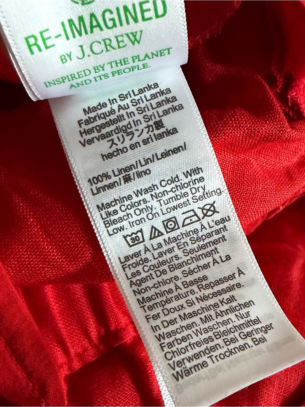 J.CREW 100% Linen Harbor Chino Shorts - Picture 6 of 6